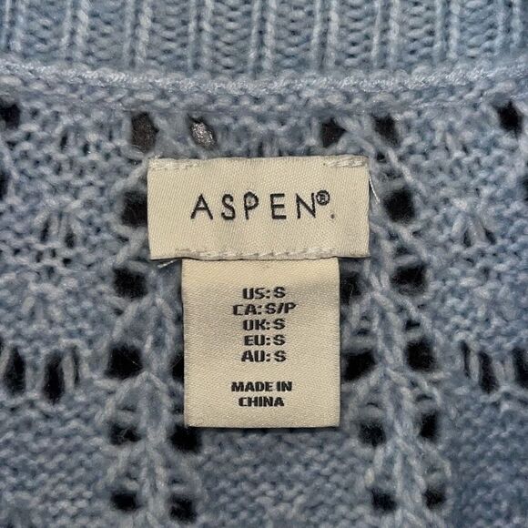 Aspen Light Blue Sweater Small - Picture 2 of 4